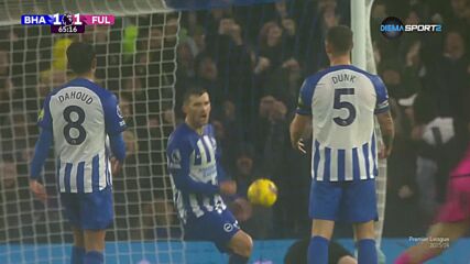 Fulham with a Goal vs. Brighton and Hove Albion