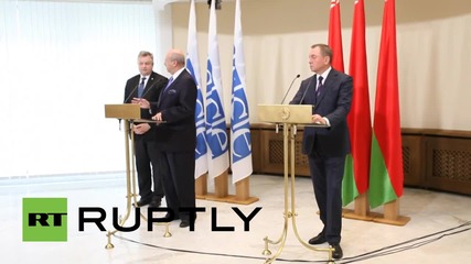 Belarus: OSCE sec. general discusses Ukraine conflict with Belarus FM Makei