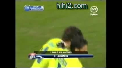 Juninho Freekick Vs Barcelona 2009