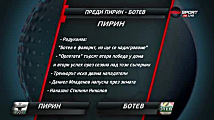 Ботев ще търси пролука към топ 3 срещу Пирин