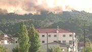 Мощен пожар бушува край Лисабон
