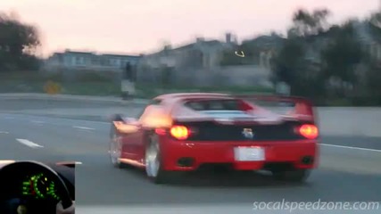 2011 Ferrari F50 Shooting Flames Preview Video Hq