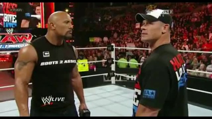 Wwe Raw 5.3.2012 John Cena And The Rock Segment Part 2