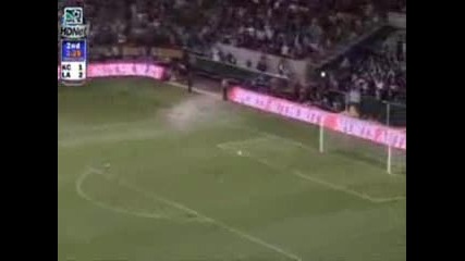 Beckham 70 Yard Goal - La Galaxy Vs. Kansas City Wizards - Hq