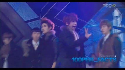 (hd) 100% - Bad Boy (orchestra ver.) (goodbye stage) ~ Music Core (10.11.2012)