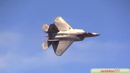 Демонстрация на изтребител F-22 Raptor - [03.05.2014г.]