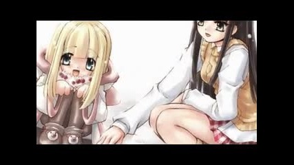 anime girls friends