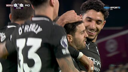 Manchester City with a Spectacular Goal vs. West Ham United