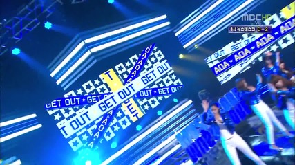A O A - Get Out [ Music Core 03.11.2012 ] H D