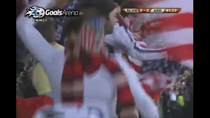 18.06.2010 Юар 2010 - Словения - Сащ 2:2 [ Гол на Брадли ] Група C