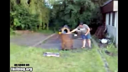 Garbage Burning Fail 