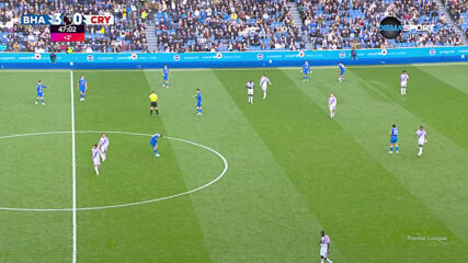 Brighton vs. Crystal Palace - 1st Half Highlights