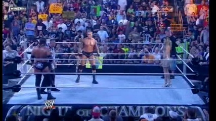 Night Of Champions John Cena vs Triple H vs Randy Orton [ W W E Championship ] *първа част*