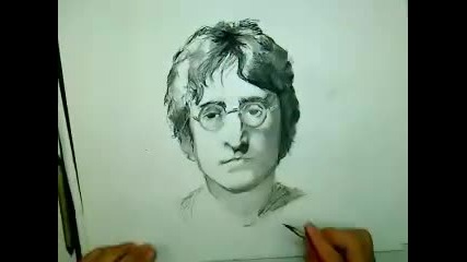 Бърза Рисунка на John Lenon... 