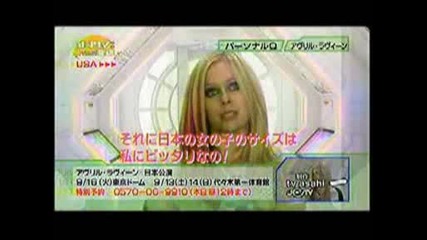 Avril Lavigne - Tv Asahi Interview for Japan