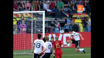 Euro 2008 - Португалия - Германия 2:3 Голът на Мирослав Клозе *HQ*