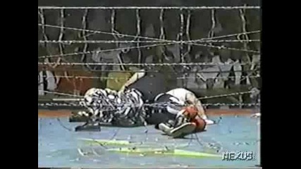 Terry Funk vs. Mr. Pogo - Double Hell Exploding Ring Glass Death Match!!!