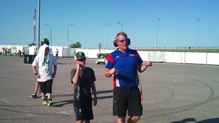 Mr Ken Block загрява във Виена:)