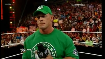Wwe Raw 2.4.2012 John Cena Talk About His Lost At Wrestlemania 28