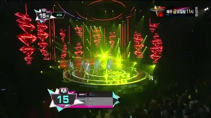 Aoa - Elvis @ M!countdown (06.09.2012)