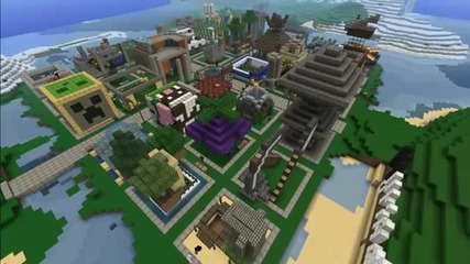 Minecraft: Ето как се прави град за 30 мин.