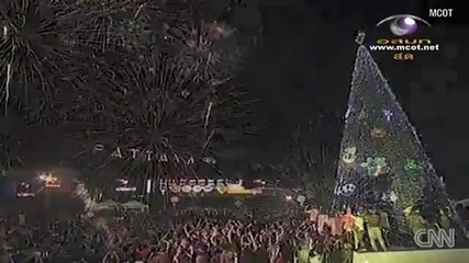 Thailand Fireworks on New Year’s Day 2011 