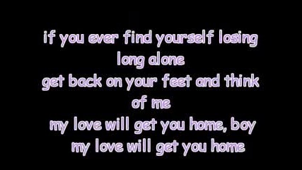 Christine Glass - My love will get you home (with lyrics)