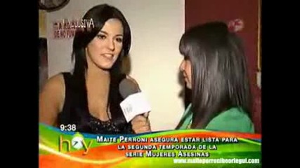 Maite Perroni lista para Mujeres Asesinas y habla de su descuido
