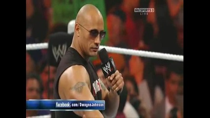 Wwe The Rock is back Monday Night Raw 14.02.2011 