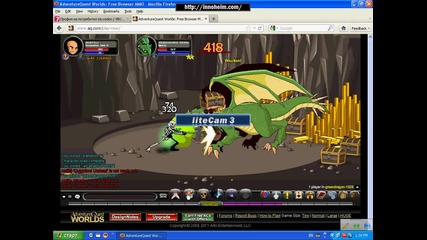 =aqw= Green Dragon killed