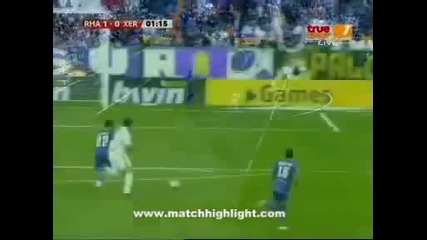 Реал Мадрид vs Херес 1ви гол
