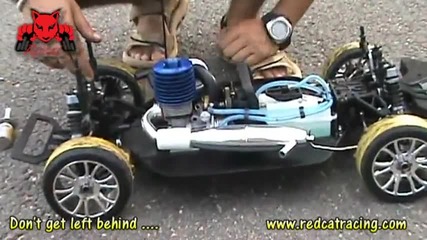 Nitro Rally Car Drifting with Tape Mod Tires 