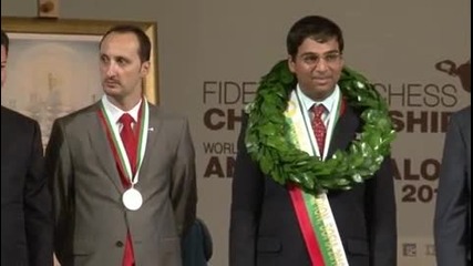 Световния Шампион по Шахмат Вишванатан Ананд - София 2010