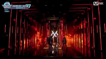 151.0202-6 Monsta X - Fighter, [mnet] M Countdown E509 (020217)