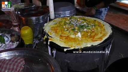 Бърза Храна на улицата .. Masala Dosa - Hot Dosai - Mumbai Street Food