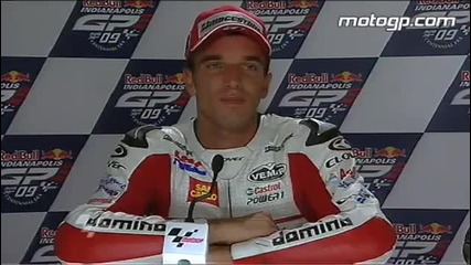 De Angelis interview after the Red Bull Indianapolis Grand Prix 