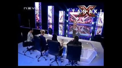 Това бабе съсипа журито от смях X Factor България 11 09 11