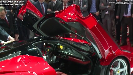 Laferrari presentation top view Geneva 2013