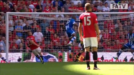 Manchester United vs Wigan Athletic 2-0 Official Highlights, Fa Community Shield 2013