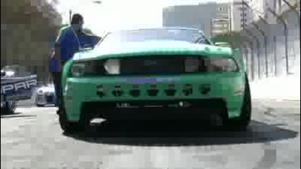 Vaughn Gittin Jrs 2010 Ford Mustang Drift Car in Detail