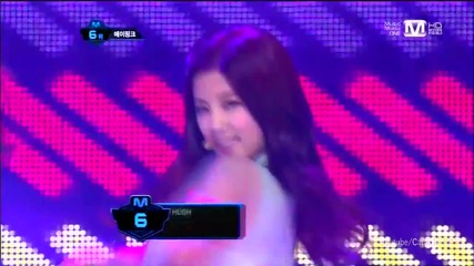 (hd) A Pink - Hush ~ M Countdown (07.06.2012)