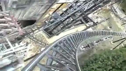 Едно от най - дългите влакчета Saw The Ride - On Ride Footage - Thorpe Park 