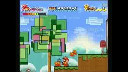 Super Paper Mario Walkthrough Part 3 - Flipping into 3d! 