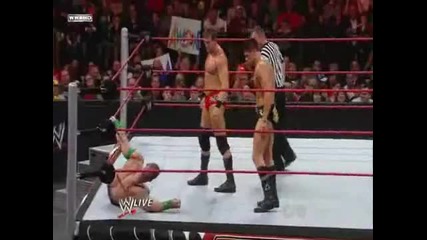 Wwe Raw 12.10.2009 John Cena Vs Cody Rhodes Vs Ted Dibiase Part 2