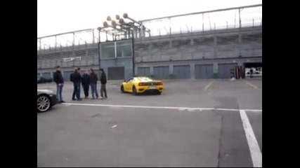 Yellow Ferrari 360 Modena
