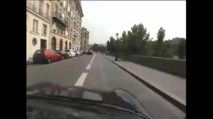 porsche carrera4 Vs Police in paris 