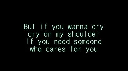 Dsds - Cry on my shoulder (with lyrics)