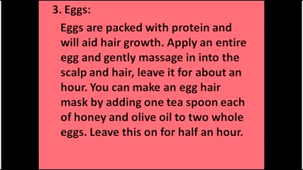 Home Remedies for hair growth