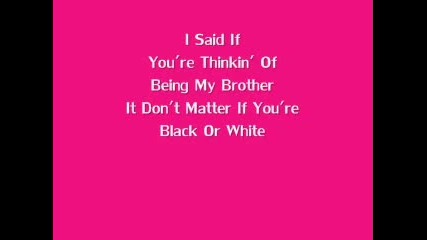 Adam Lambert - Black Or White (lyrics On Screen) 
