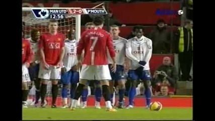 Manchester United 2:0 Portsmouth - C.ronaldo Goal